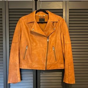 Leather Moto Jacket - size M